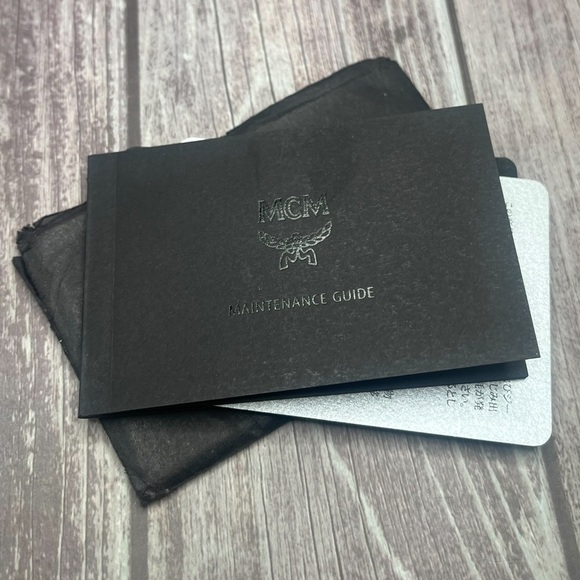 MCM Visetos Mini Camera Crossbody Bag Powder Pink Leather Chain Strap - Picture 16 of 16